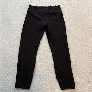 Womens Black Vuori Leggings